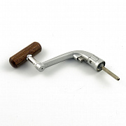 фотография товара Ручка для катушки Palomino метал. складная хром (деревянный кноп) интернет-магазина Caimanfishing