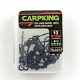 фотография товара Вертлюг с застежкой Carpking CK9253-0402 #4+2 интернет-магазина Caimanfishing