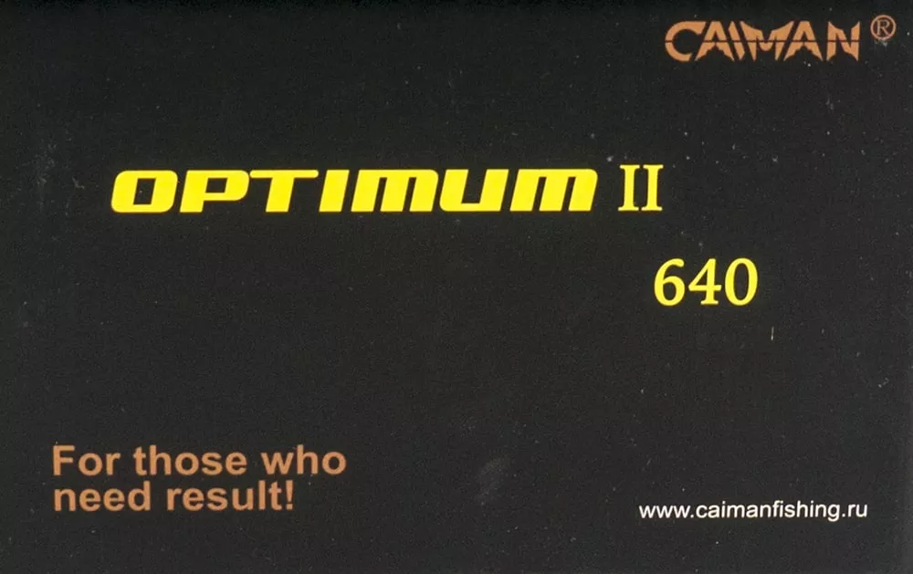 фотография товара Катушка Caiman Optimum II (байтранер) 640 5+1ВВ интернет-магазина Caimanfishing