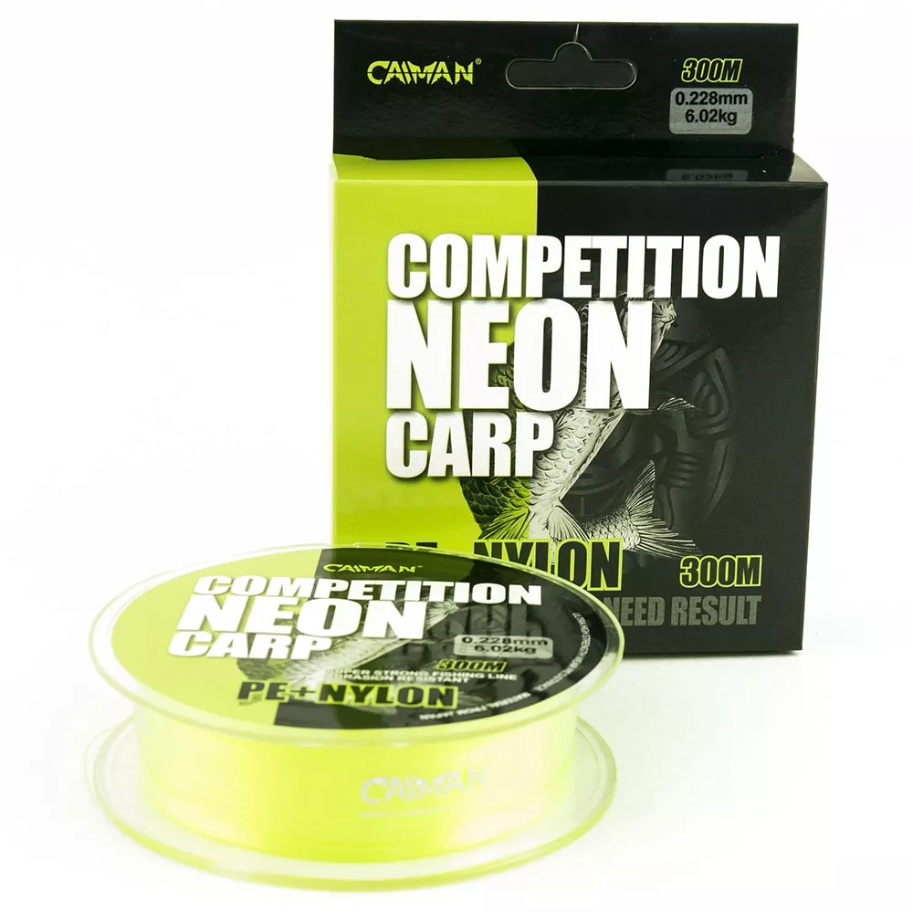 Леска Caiman Competition Neon Carp 300м green