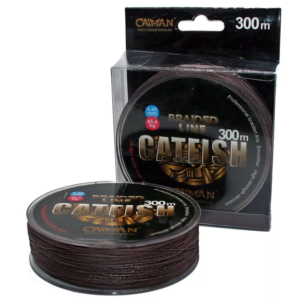 фотография товара Шнур Caiman Catfish 300м 0,7мм коричневый интернет-магазина Caimanfishing
